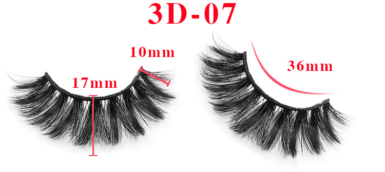 Three Dimensional Multi-layer Stereo Artificial Mink Hair False Eyelashes display picture 3