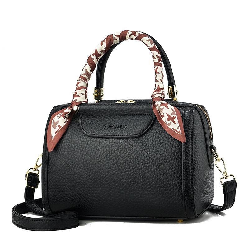 Boston Large Capacity Pu Leather Shoulder Crossbody Bag Women_voghion.com