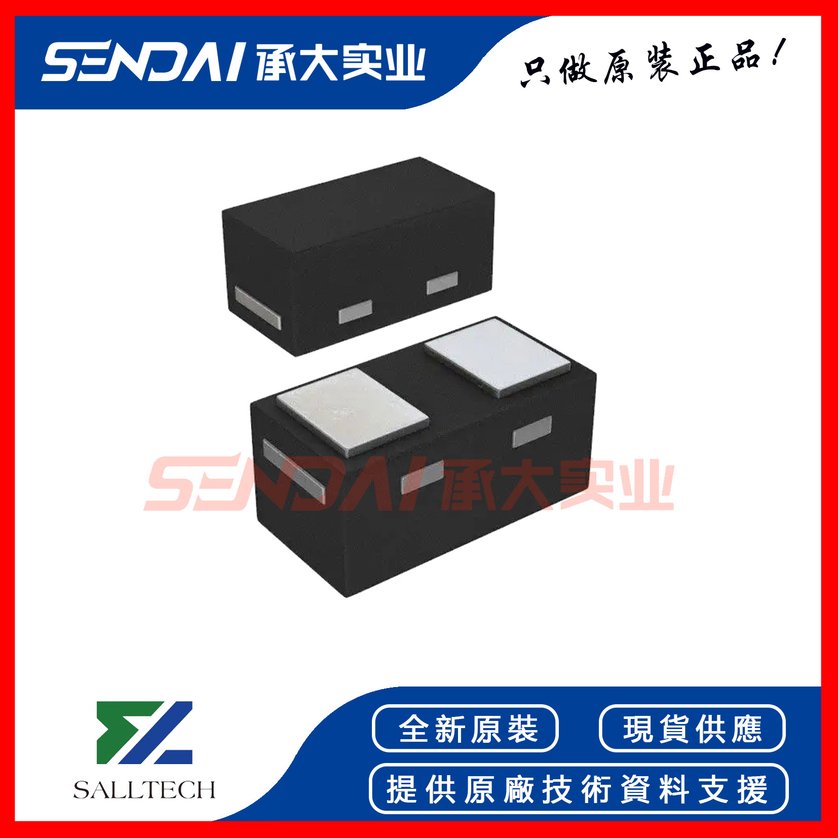 萨瑞微 DS520-30 0.1A 30V 肖特基二极管 丝印A DFN0603-2L 原装