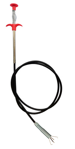 Kitchen sewer four-claw dredge, spring pipe dredge tool, household hair and hair cleaner