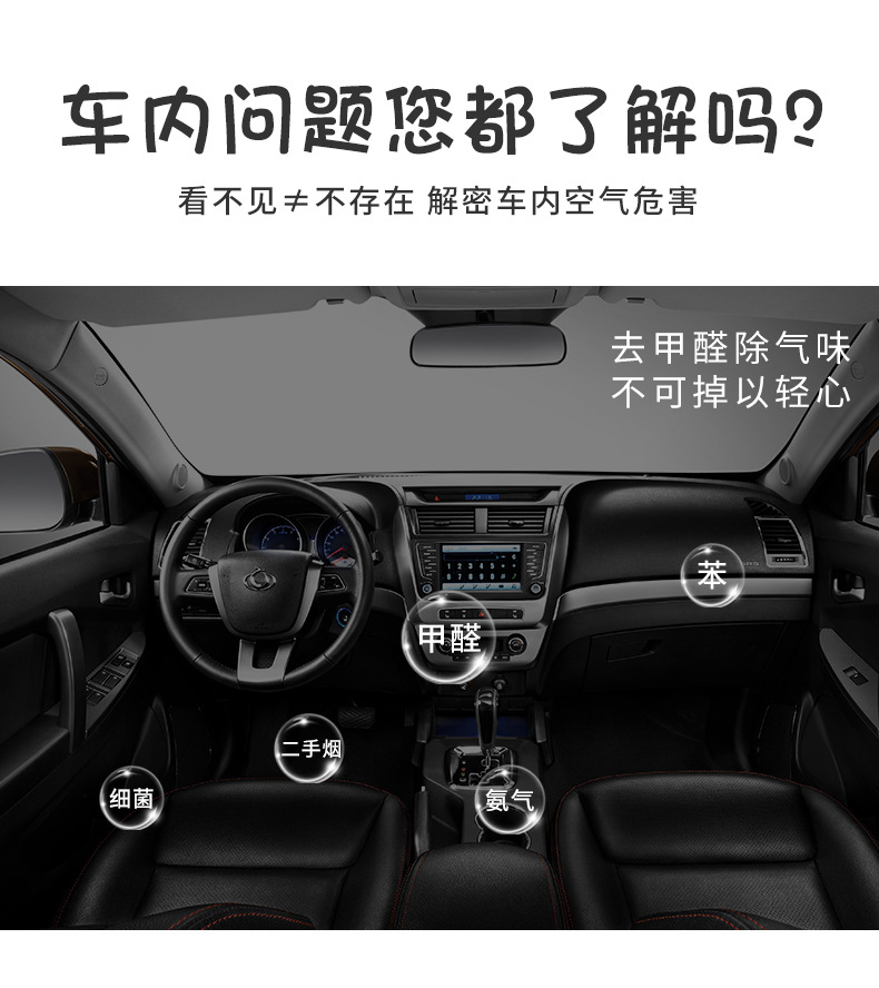 Car Bamboo Charcoal Bag Creative Grain Bag Car Formaldehyde Removal