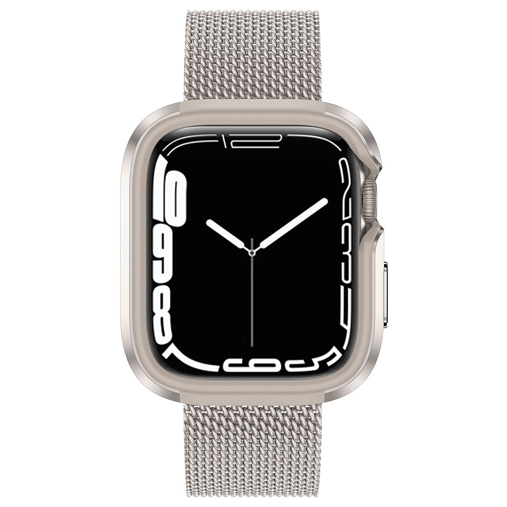 適用蘋果89代手錶TPU鋅合金保護殼 Apple Watch表殼鋅合金保護套