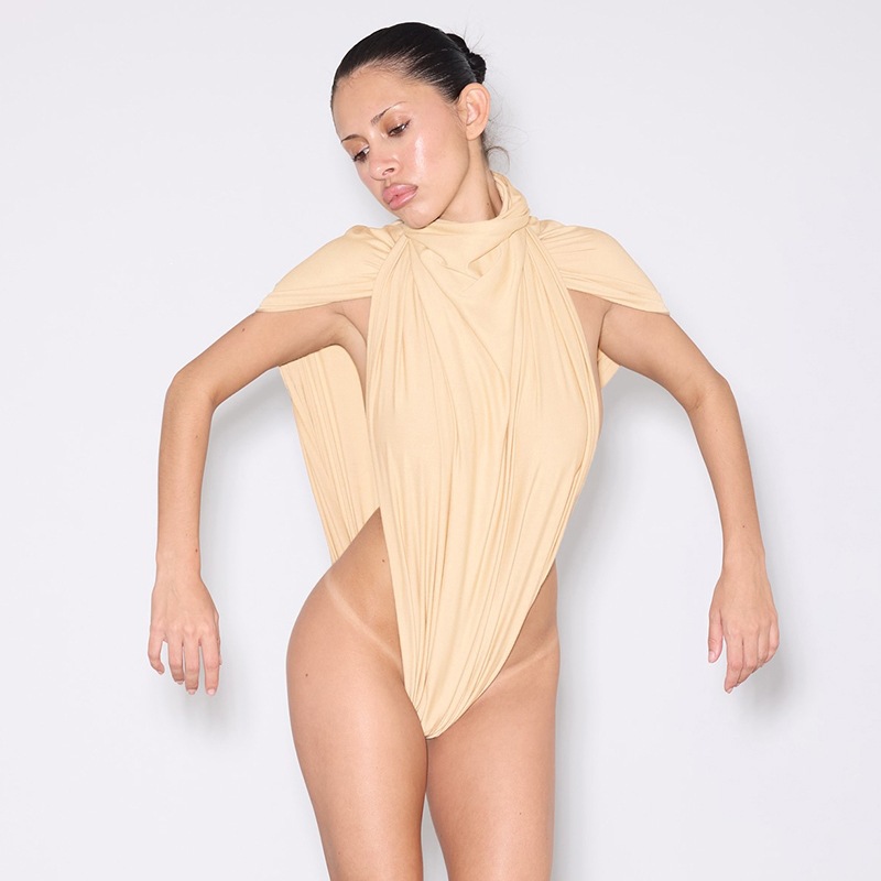 Europa y los Estados Unidos quieren el comercio exterior puro cuello alto vacío jacket primavera nuevo deseo puro sin mangas chicas calientes de color sólido ropa de mujer