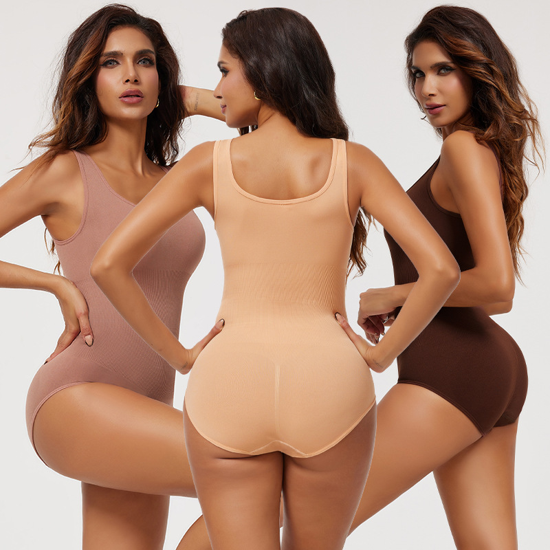 Body modellante post-parto e per tutti i giorni - Controllo della pancia senza cuciture, sollevamento dei glutei e supporto del seno con nylon traspirante (XS-5XL, 3 colori)_voghion.com