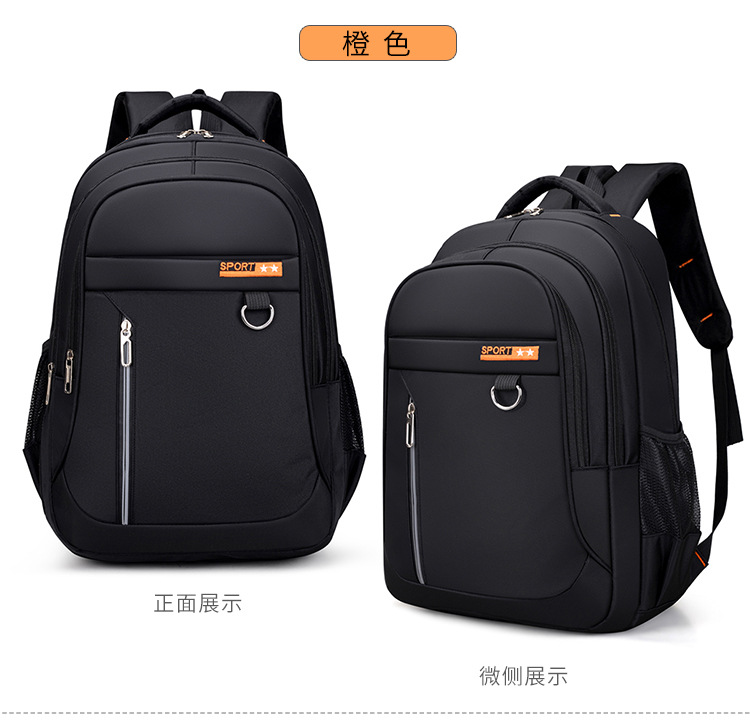 Casual Fashion Travel Bag 2021 Large Capacity Solid Color Backpack display picture 8