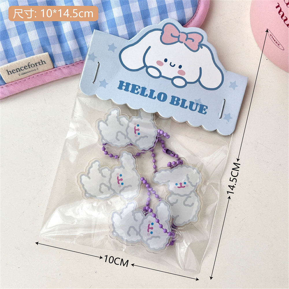 1 # Colgante de cadena de cuentas moradas