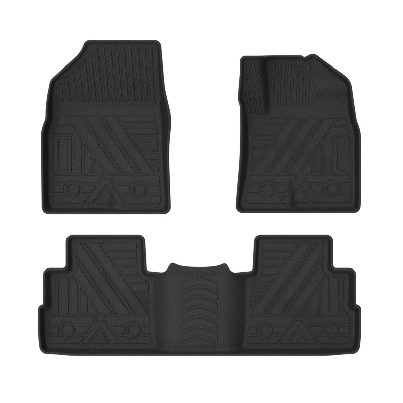 Haval Right Hand Drive Haval H6 3rd Gen HEV TPE Floor Mats (Universal Foot Pad) - right-h6-3rd-gen-petrol-5-seat-single-layer-tpe-mat