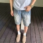 薄款运动大码宽松五分裤