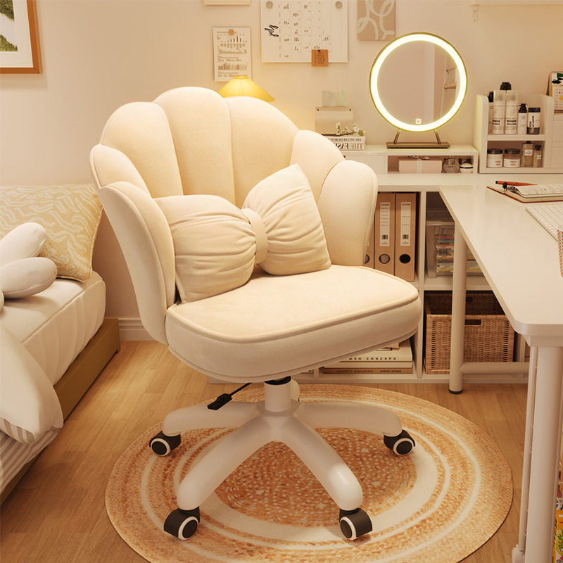 silla de maquillaje doméstico dormitorio de niñas mesa de tocador silla de manicura dormitorio de estudiantes respaldo escritorio silla de computadora