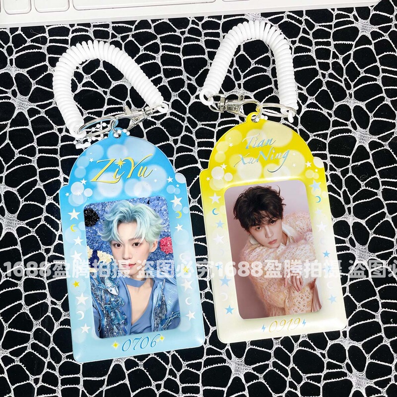 New Ray-Ban Themed Pvc Card Holder for Campus Cards, Idol Fan Cards, 3inch Small Cards, Meal Card Storage and Display Pendant