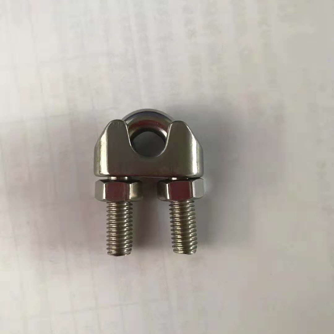 304不锈钢卡头 钢丝绳配件 不锈钢船用五金配件