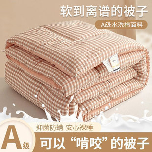 Wuyin Style Quilt Winter Quilt Thickened Winter Quilt Mattress Spring and Autumn Quilt Student Dormitory Single Winter Quilt Core Four Seasons Quilt