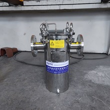 不锈钢篮式过滤器 管道预处理过滤器 直通式 大流量镜面抛光泵前