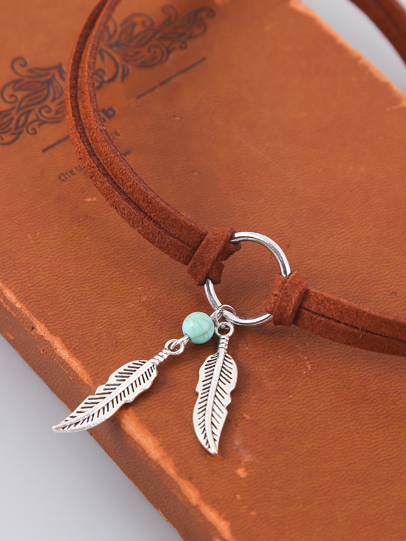 Ethnic Style Water Droplets Alloy Turquoise Plating Womenu0027S Pendant Necklace 1 Piece