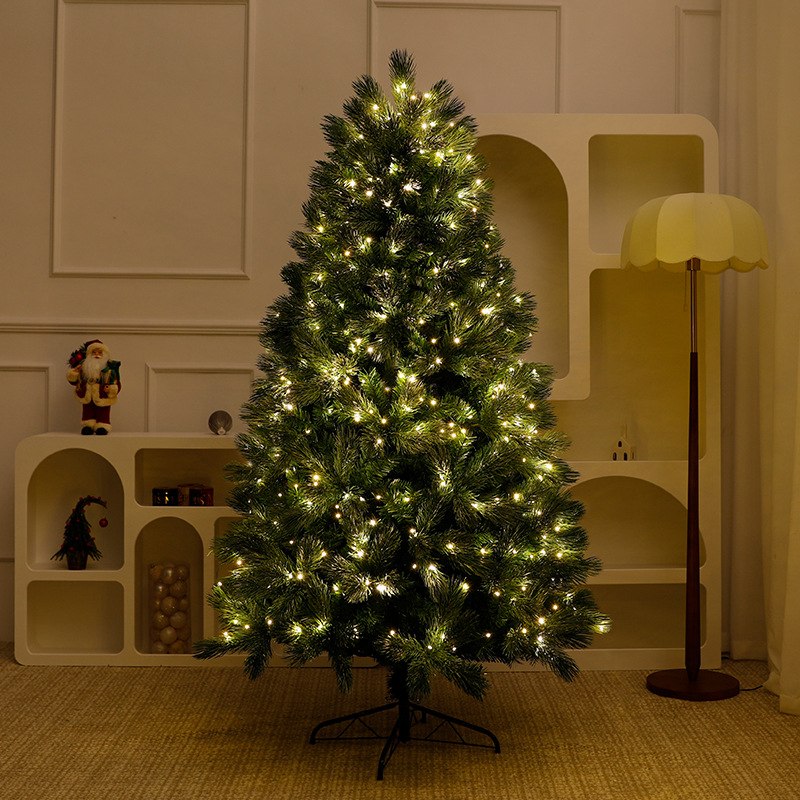 Nuevo árbol automático transfronterizo gran árbol de Navidad criptografado DIY diseño de decoración de Navidad