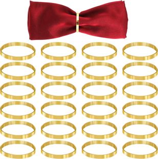 Cross-Border Napkin Ring Buckle Gold Fashion Napkin Ring Hotel Table Setting