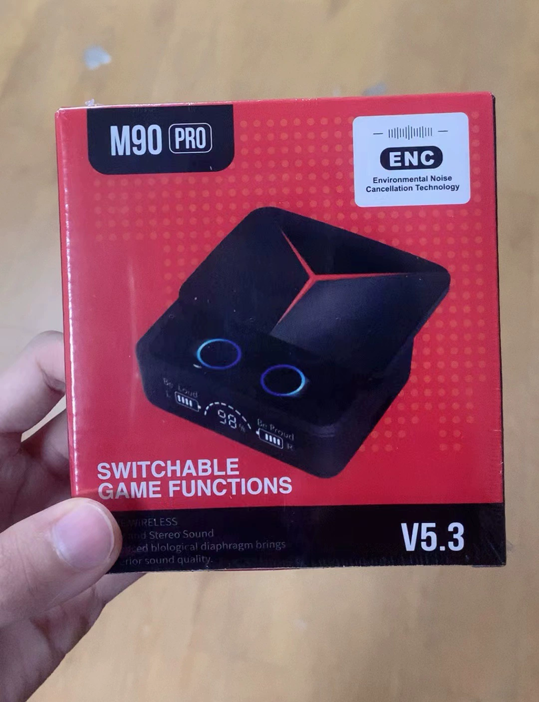 Глобальная сеть кросс-бордер: M10 Bluetooth гарнитура с большим запасом мощности, беспроводное шумоподавление, сверхдлинная авиационная TWS гарнитура