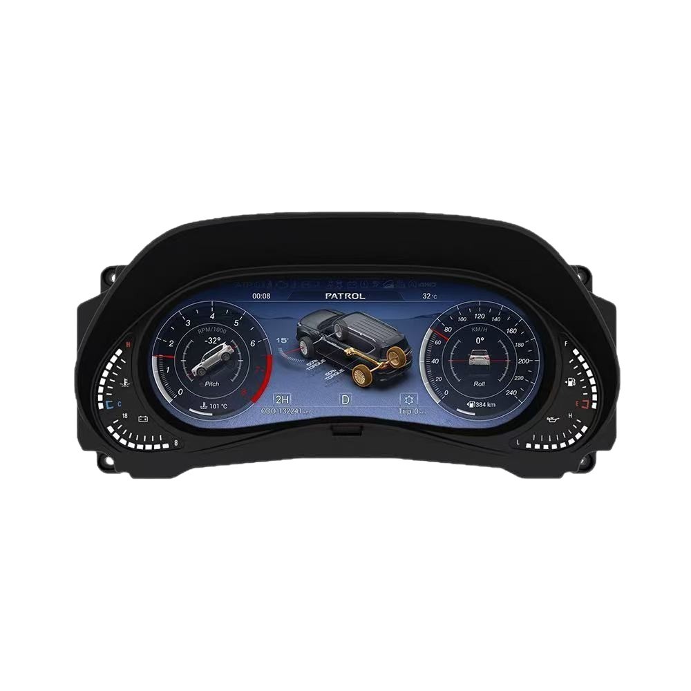 Suitable for Nissan Patrol Y62 and Infiniti Qx Series Modification and Upgrade to Full Lcd Instrument Panel 12.3inch