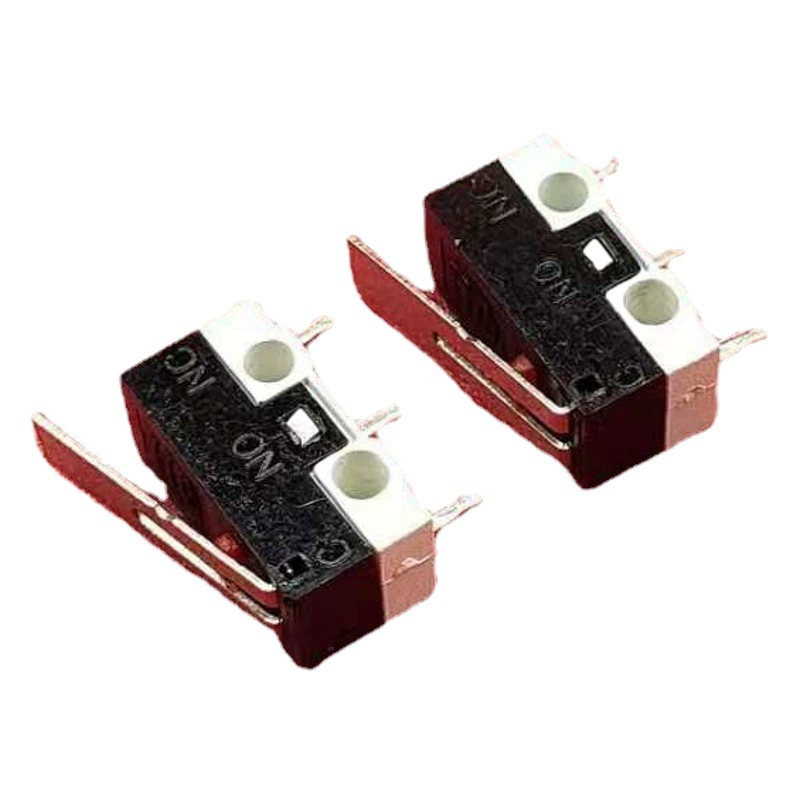 Микропереключатель трехногий двухногий прямая нога с ручкой 13,5 мм длинный переключатель мыши 2A125V микропереключатель