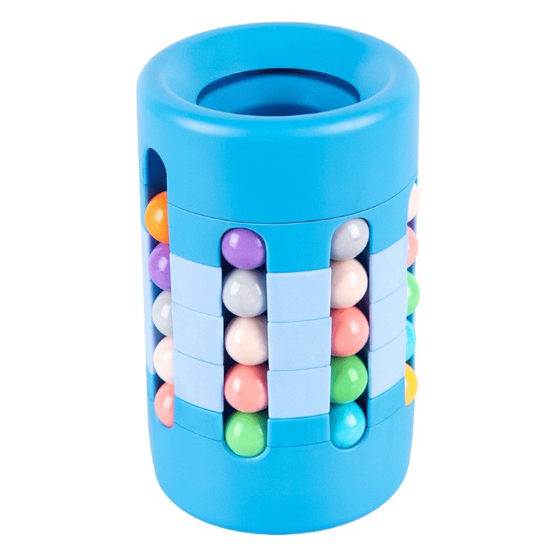 Cubo de descompresión juguete giratorio titular de la pluma Cubo de frijol mágico niños juguetes de inteligencia cubo educativo al por mayor jardín de infantes
