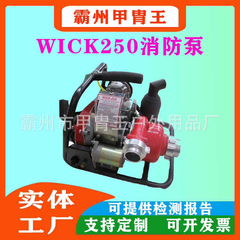 应急扑火机动泵排涝高压离心泵森林灭火WICK250、WICK375消防泵
