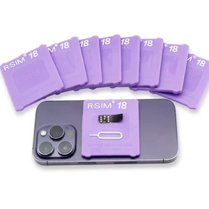 R-SIM18 Club+Dual Chip разблокированная карта Post 14 Series Card Sticker
