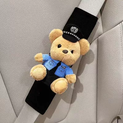 Seat belt shoulder pad car seat belt protector, shoulder - little-bear-blue-uniform-seatbelt-shoulder-pad-1-piece