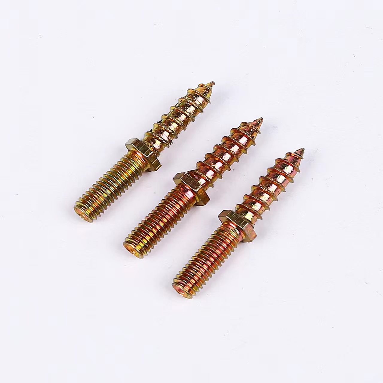 双头牙六角螺栓通用自攻螺钉螺栓