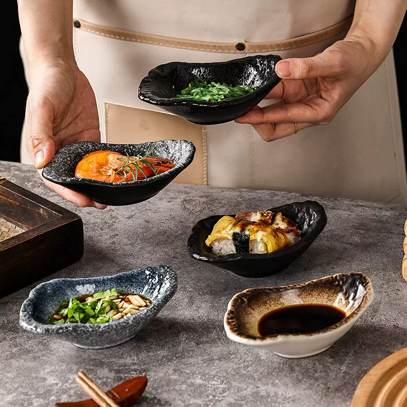 日式陶瓷酱油碟 家用新款调料碟餐厅商用小吃碟酱料碟厂家批发