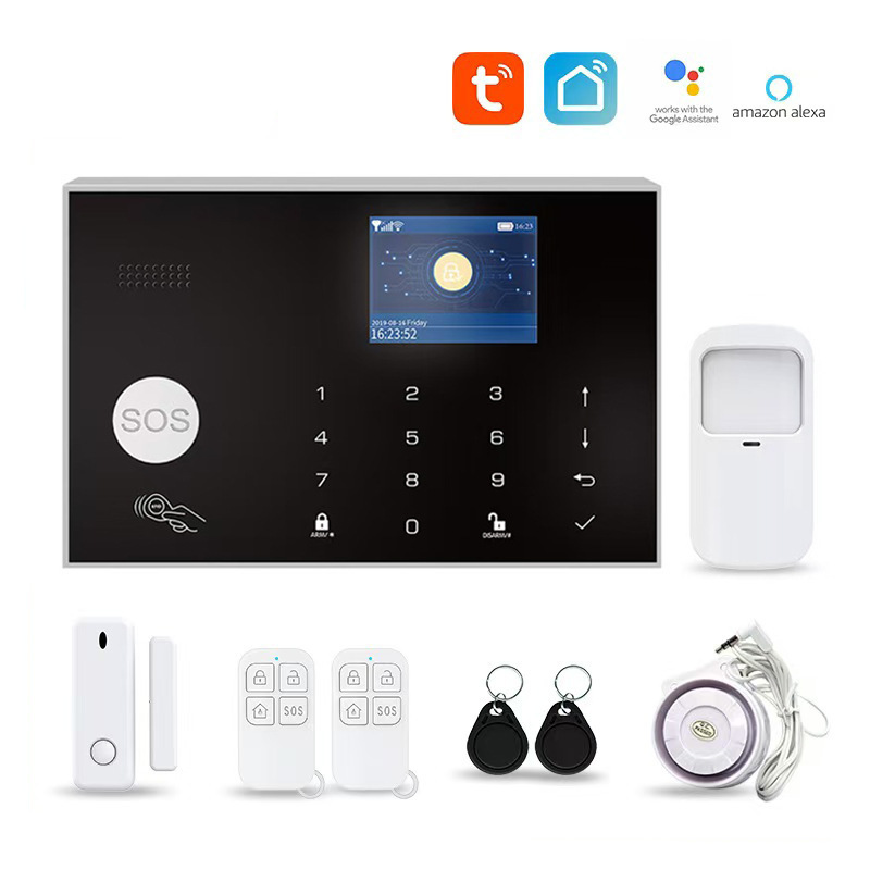 メーカー直販無線防犯警報器TuyaスマートWIFI GSM防犯警報器携帯電話遠隔制御|undefined