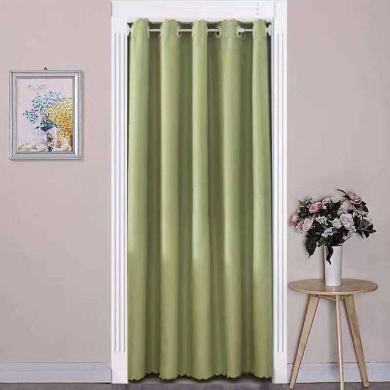 Home windproof door curtain, no-drill curtain, air conditioning partition curtain, blackout curtain for bedroom, kitchen, bathroom, indoor privacy protection Home windproof door curtain, no-drill curtain, air conditioning partition curtain, blackout curtain for bedroom, kitchen, bathroom, indoor privacy protection