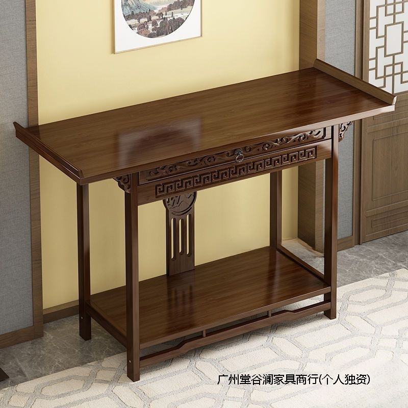 Incense Table, Buddha Cabinet, Strip Case, Offering Table, Buddha Table, Household Shrine, Chinese Cabinet, Entrance Table, Solid Wood Cabinet, God Cabinet, God of Wealth