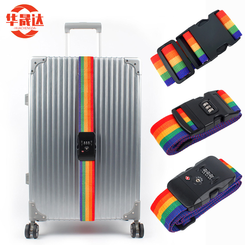Luggage Straps, Packing Straps, Reinforced Straps, Plastic Buckle Luggage Binding Ropes, Trolley Case Shipping Straps
