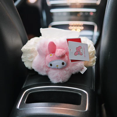 Authentic Hellokitty Sanrio Car Car tissue box/set - genuine-melody-flower-tissue-bag
