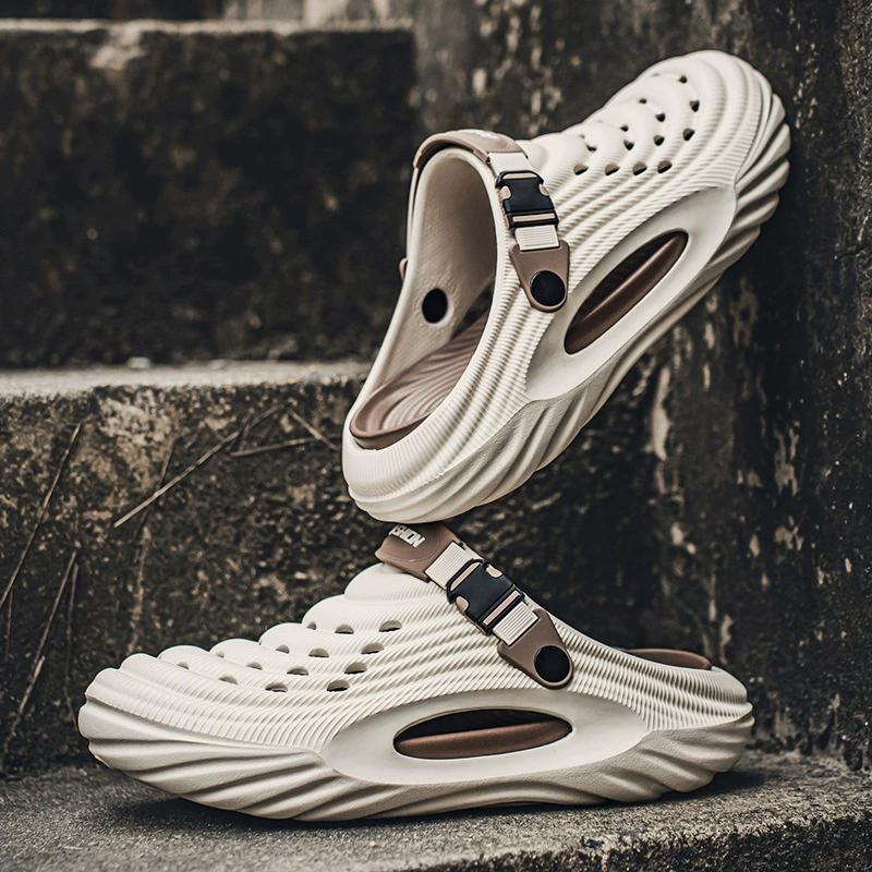 Парная обувь, весенне-летние новые модные универсальные тапочки, уличная пляжная одежда, удобные повседневные мужские и женские сабо