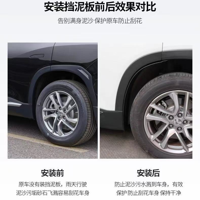 Aplicable a AVITA07 ampliación de la puerta trasera placa de barro de aluminio de aluminio ventas transfronterizas de suministro de comercio exterior