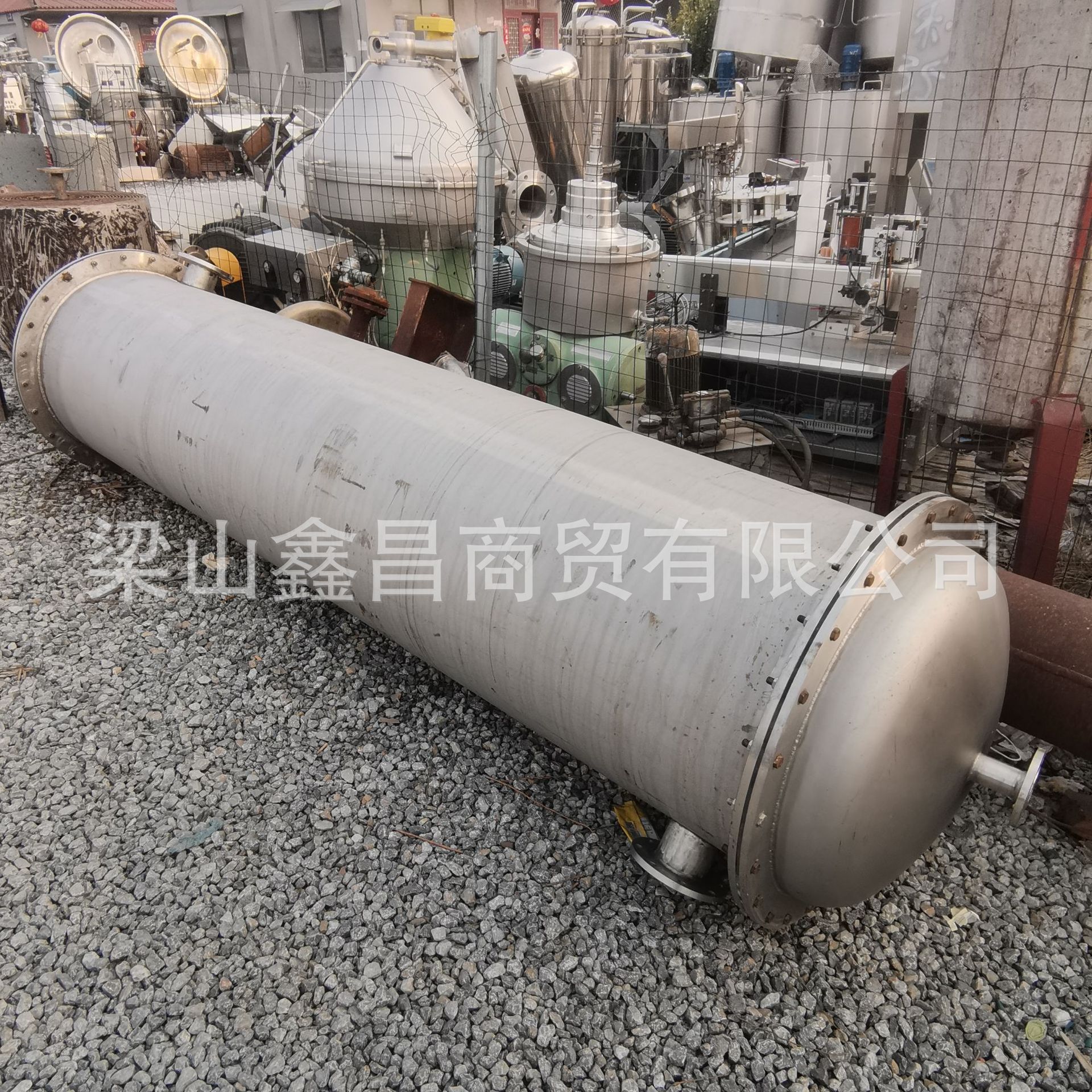 供应50平304不锈钢列管冷凝器钛材防腐蚀高效换热器