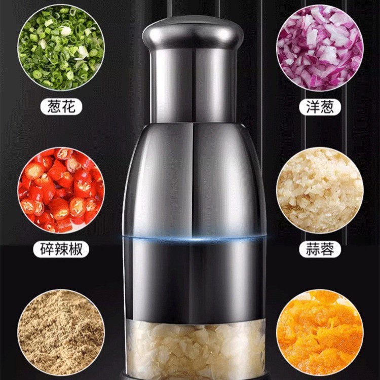 304 palo de acero inoxidable palo de palo de ajo casero barro de cocina herramienta de prensa de cocina multifuncional