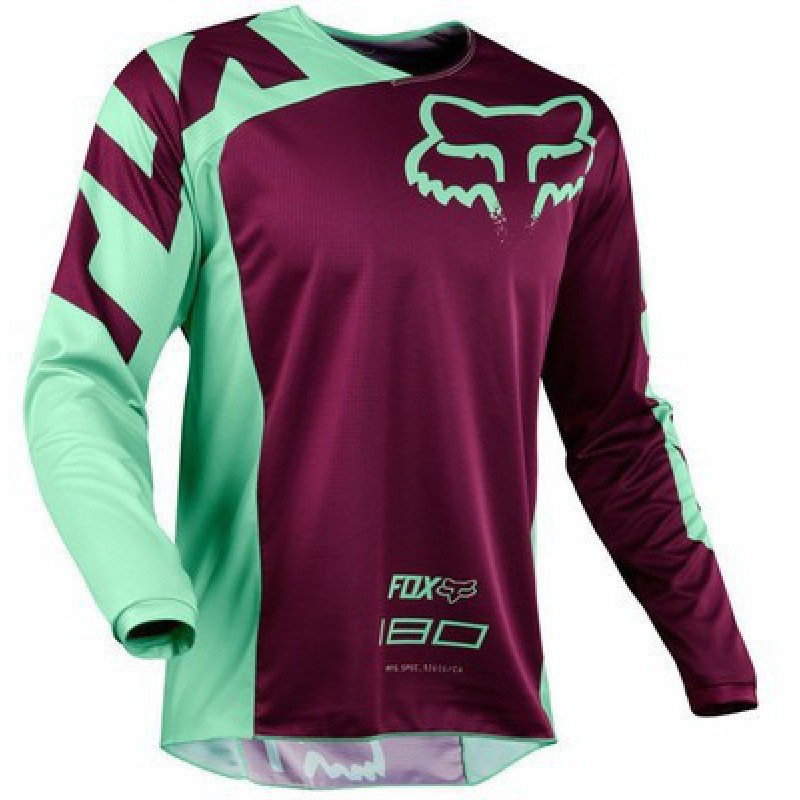 Bicycle Long-Sleeved Downhill Clothing Fox Motorcycle Downhill Clothing Breathable Cycling Tops Can Be Customized from the Source Factory