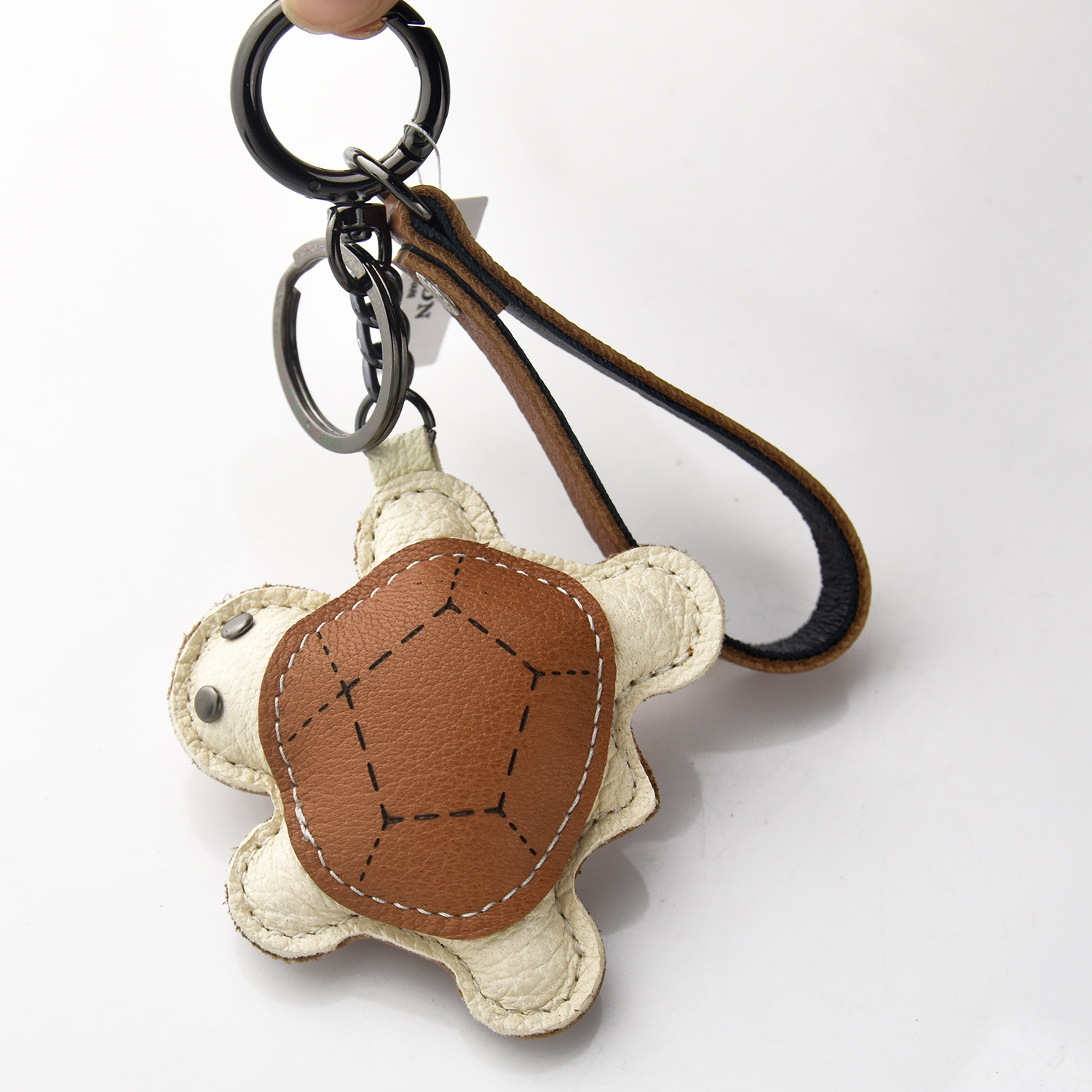 라이트 브라운 + 양가죽 로프