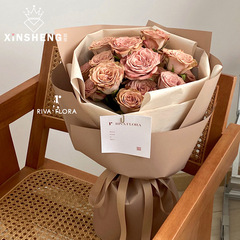 Corel High-Quality Solid Color Packaging Paper Korean Style Fresh Flower Bouquet Wrapping Paper Handmade DIY Material for Best Friend Gift