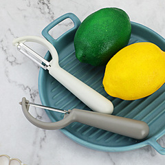 P型不鏽鋼多功能削皮器 塑料手柄水果刨 土豆瓜果水果蔬菜削皮刀