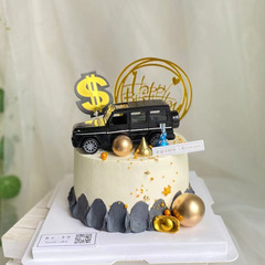 Father's Day Off-road Car Recreational Car Cake Decoration Ornament Plugin Sports Car Godson Grand G Car Model