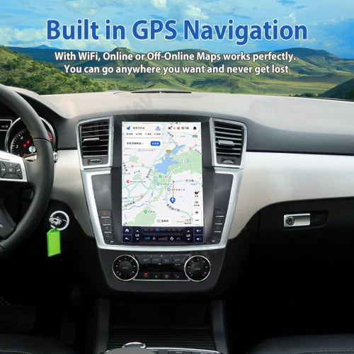 Suitable for Mercedes-Benz ML GL modified Android display large screen multimedia player central control navigation Carplay
