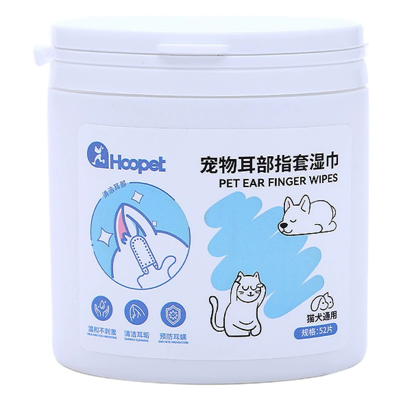 Домашние животные Ушные пальцы Собаки Собаки Кошки убирают чистящие салфетки