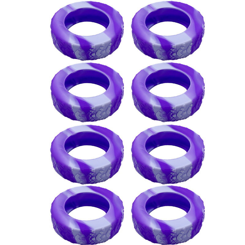 2 세대 휠 세트 대형 도파민 보라색 보라색 8 팩