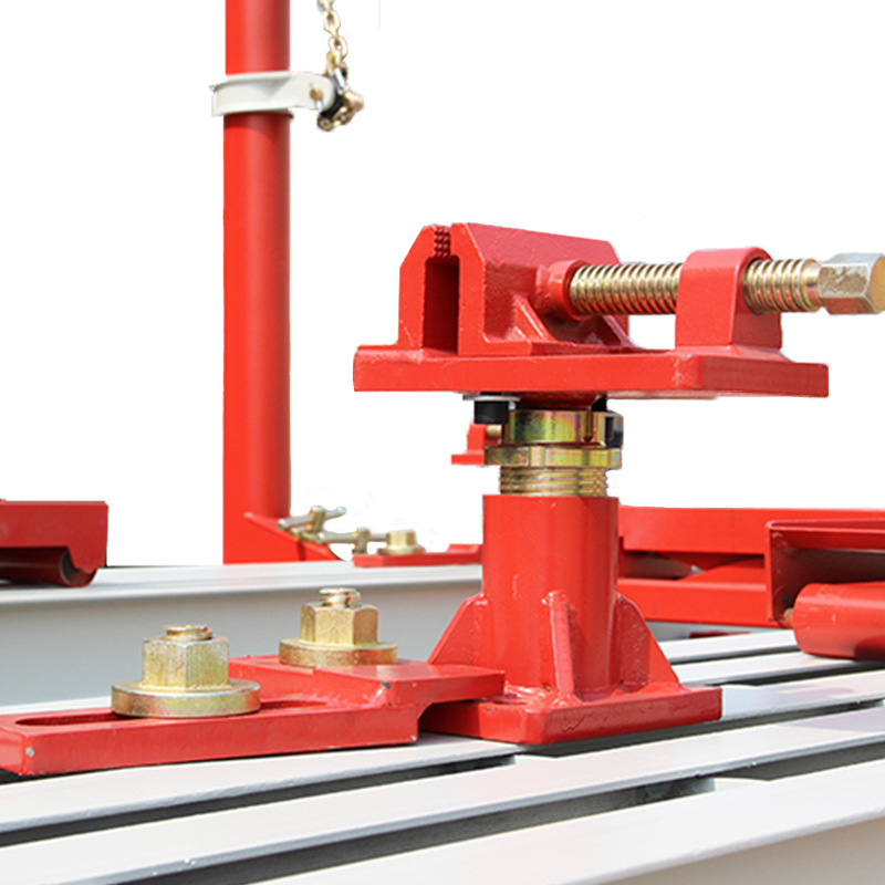 Automóvil cuerpo de acero de manganeso corrector de haz de chapa plataforma de corrección de haz de placa entera máquina de reparación