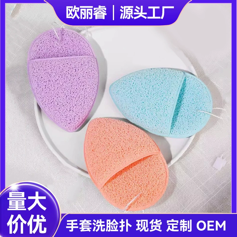 Утоленный губка для мытья лица и ручки