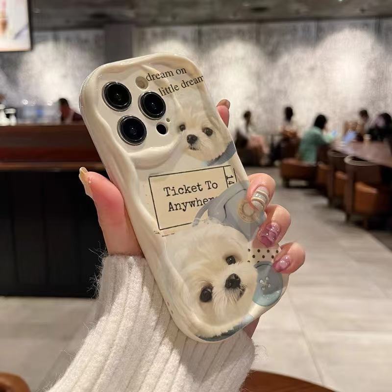 Inglés lindo aplicable iphone16pro funda para teléfono móvil Apple 15 Europa y América 14 dibujos animados 13promax nuevo 12x