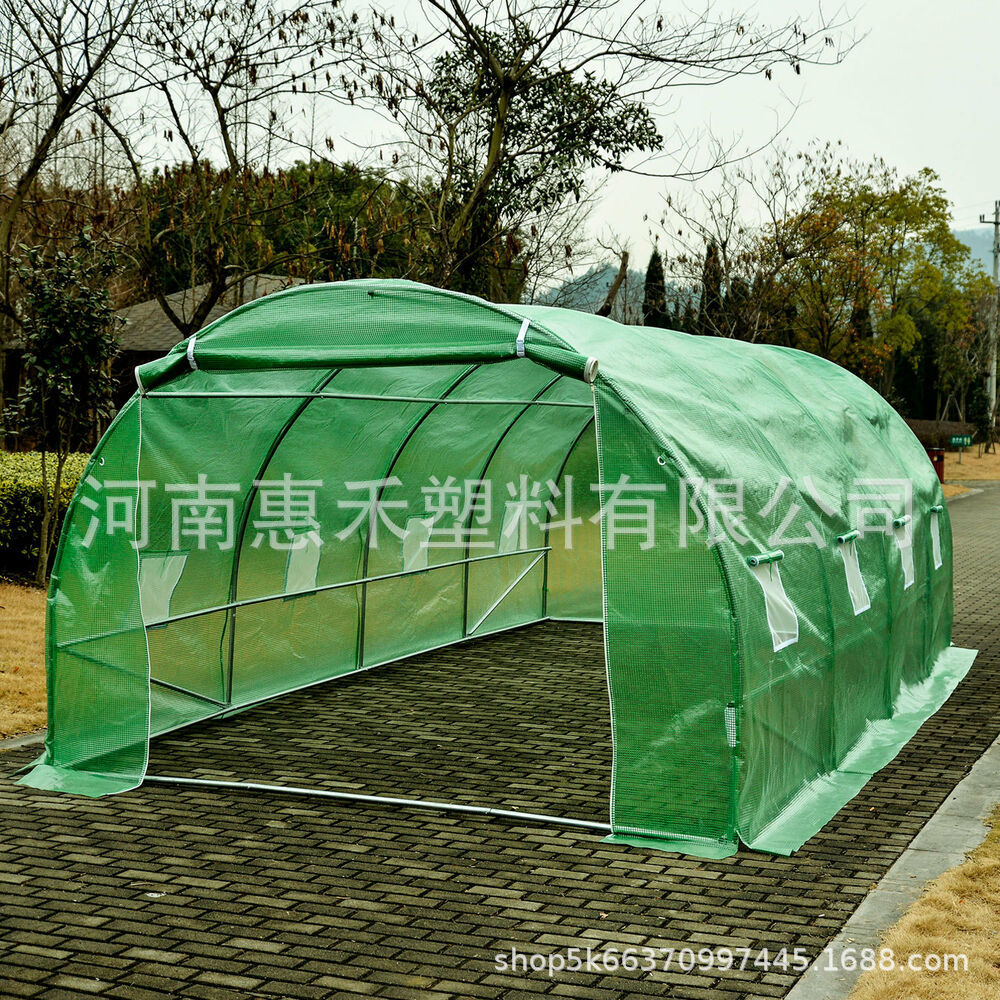厂家直发 2.2*2.5*10 PE花房暖室绿色格子布 保温防雨防水塑料布